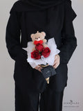 Scentales Bear-y in Love Petite Flower Bouquet (Klang Valley Delivery)