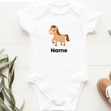 Personalised Romper / Kids Tee - Baby Horse (Nationwide Delivery)