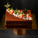 Gianduja Dark Chocolate Cake