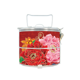 BDARI Tiffin Carrier - Good Fortune Peony (Nationwide Delivery)