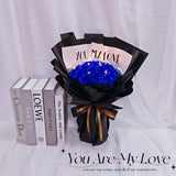 You Are My Love - 19 Stalks Soap Rose Flower Bouquet (Kuantan Delivery)