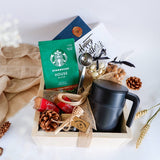 CafePress Mug & Coffee Wooden Gift Box (Klang Valley Delivery Only) - Customised Add Ons