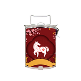 BDARI Tiffin Carrier - Zodiac Garden - Horse (Nationwide Delivery)