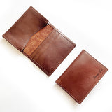 Personalised Cow Leather BI-fold Card Wallet / Card Holder - Father's Day Flowers & Gifts 2026
