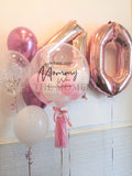 Helium Balloon & Number Balloon Helium Bundle Set (Kuching Delivery Only)