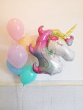 Simple Foil Cartoon Helium Balloon Bundle (Kuching Delivery Only)