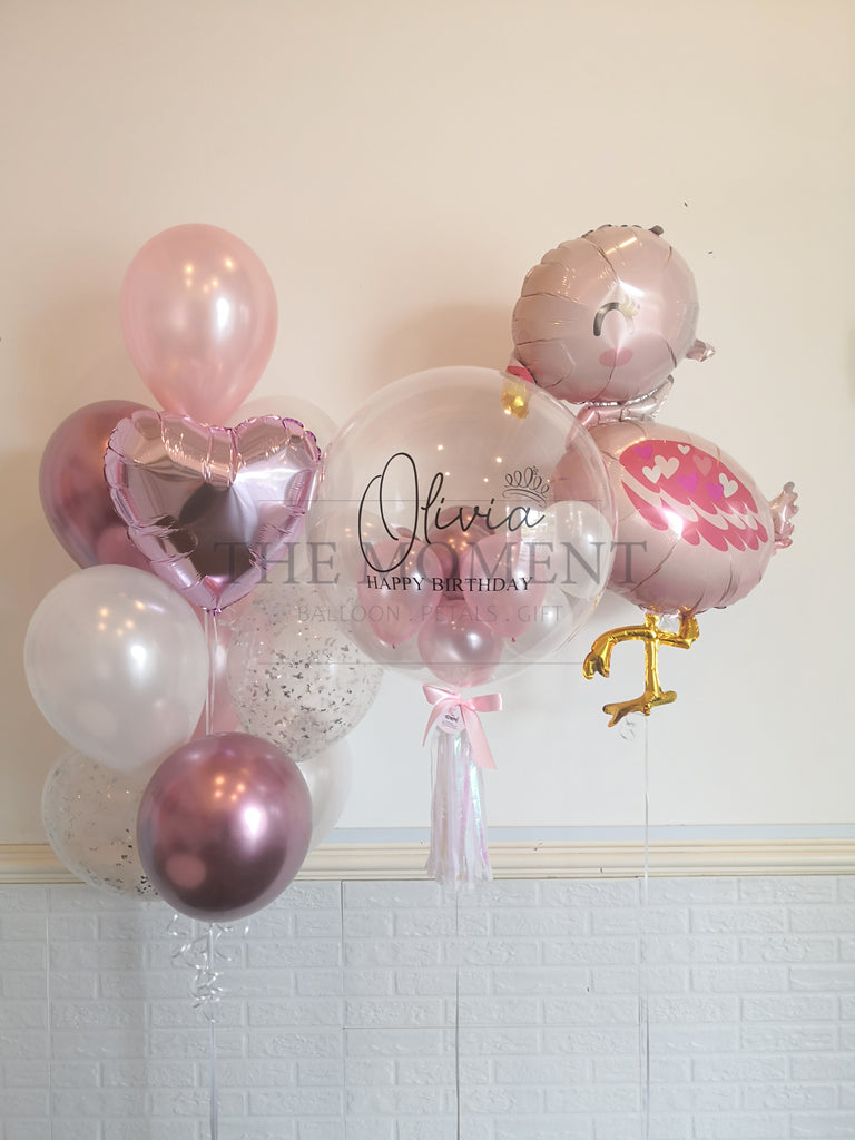 Superb Signature Bubble and Foil Balloon Set (Kuching Delivery Only