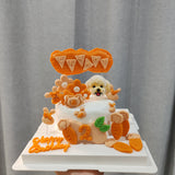 4inch Snow Cake-Custom Pet Birthday Cake