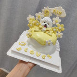 4inch Snow Cake-Custom Pet Birthday Cake