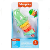 Fisher-Price Clicker Alligator Rattle Sensory Baby Toy