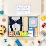 Baby Boy Gift Box F | 1st Birthday Toddler Boy One Year Old Birthday Gift Set (Nationwide Delivery)