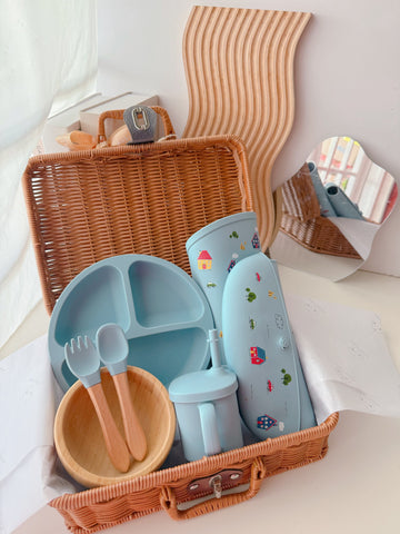 TinyFeast™ | Baby Silicon Cutlery Set (Penang Delivery Only)