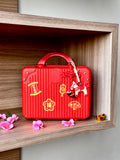 福运满箱 Abundant Fortune CNY Hamper Gift Set 2026 | Red Mini Handcarry Luggage, CNY Goodies, Bird Nest, Plate, Cutlery (Klang Valley Delivery)