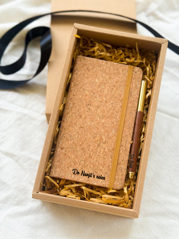 Write & Reflect | Personalized Notebook & Pen Gift Box (Klang Valley Delivery) - Father's Day Flowers & Gifts 2026