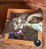 Artificial Soap Flowers Hand Lotion Gift Wooden Box (Kota Kinabalu Delivery Only)