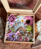 Artificial Soap Flowers Hand Lotion Gift Wooden Box (Kota Kinabalu Delivery Only)