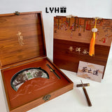 LYHO Vintage-Style Single Tea Cake Gift Box (Nationwide Delivery) - Father's Day Flowers & Gifts 2026