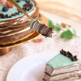 Chocolate Mint Mille Crepe Cake