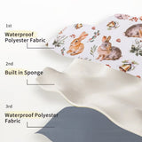 Multifunctional Portable Foldable Waterproof Baby Changing Pad (Rabbit)