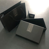 Leather For Him Leather Gift Set A - Stylish Keychain + Bi-Fold Card Wallet