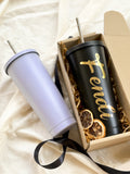 Stay Hydrated | Customizable Stainless Steel 304 Thermal Flask Gift Set (Nationwide Delivery)