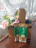 Coffee Carrier with Handmade Crochet Roses (Klang Valley Delivery)