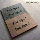 Personalised Stylish Leather Keychain (Klang Valley Delivery)