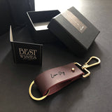 Personalised Stylish Leather Keychain (Klang Valley Delivery)