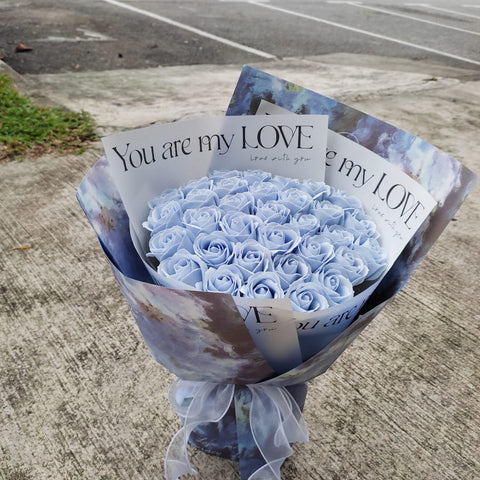 Icy Soap Flower Bouquet (Klang Valley Delivery Only)