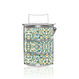 BDARI Tiffin Carrier - Islamic Ornamental Tiles (Nationwide Delivery)