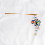 Fan Flower of Wealth Ethereal Grace Hair Sticks Hair Pin Bookmark (Nationwide Delivery) - CNY Hampers & Gifts 2025