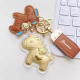 Personalised Prosperity Horse Keychain/ Keepsake (Nationwide Delivery)