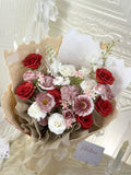 [Valentine's Day 2026] 10 stalks Mix Soap Flower Bouquet (Klang Valley Delivery)