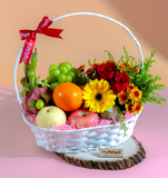 Kenny Hills Fresh Fruits & Flowers Basket (Klang Valley Delivery)
