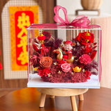 Instant Prosperity Preserved Flower Box (Klang Valley Delivery)
