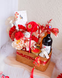 花映鸿福Fortune Blossom Rattan Basket (Klang Valley Delivery)