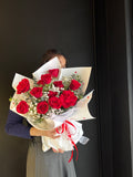 Velvet Bouquet (Fresh Flower) (Klang Valley Delivery) - Valentine's Day Flowers & Gifts 2026