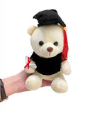 White Graduation Bear