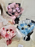 [Valentine's Day 2026] 9 Stalks with Fillers Soap Flower Bouquet (Klang Valley Delivery)