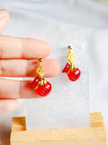 Money Bag Oriental Charm A Tale of Elegance Handmade Earring (Nationwide Delivery)