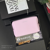 [Care 4 U] Personalised Classic Pouch, Marvis Toothpaste & Body Scrub 3pc Gift Set