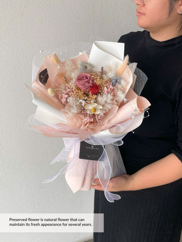 Scentales Penélope Preserved & Dried Flower Bouquet (Klang Valley Delivery) - Mother's Day Flowers & Gifts 2026