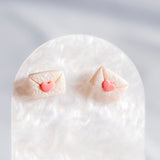 Sweetheart Letters Handmade Polymer Clay Earring | (Nationwide Delivery)