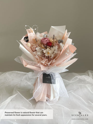 Scentales Penélope Preserved & Dried Flower Bouquet (Klang Valley Delivery) - Mother's Day Flowers & Gifts 2026