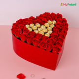 Amore Love Box (With Soap Roses) (Klang Valley Delivery)