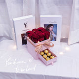 🌹Fresh Flower🌹9 Stalks Fresh Red Rose + 6pcs Ferrero Rocher Chocolate Gift Box (Kuantan Delivery)