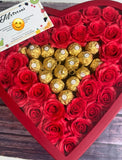 Amore Love Box (With Soap Roses) (Klang Valley Delivery)