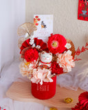 花映鸿福Fortune Blossom Rattan Basket (Klang Valley Delivery)