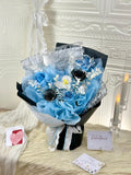 [Valentine's Day 2026] 9 Stalks with Fillers Soap Flower Bouquet (Klang Valley Delivery)