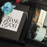 [Clean and Carry] Personalised Glass Mug, Card Holder & Marvis toothpaste 3pc Gift Set (Nationwide Delivery)
